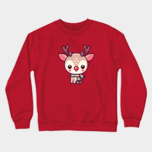 Rudolph the Sassy-Nosed Reindeer Crewneck Sweatshirt